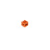THT male header 1.0 x 1.0 mm solder pin angled orange