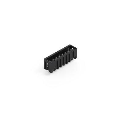 THR male header 1.0 x 1.0 mm solder pin straight black
