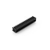 THR male header 1.0 x 1.0 mm solder pin angled black
