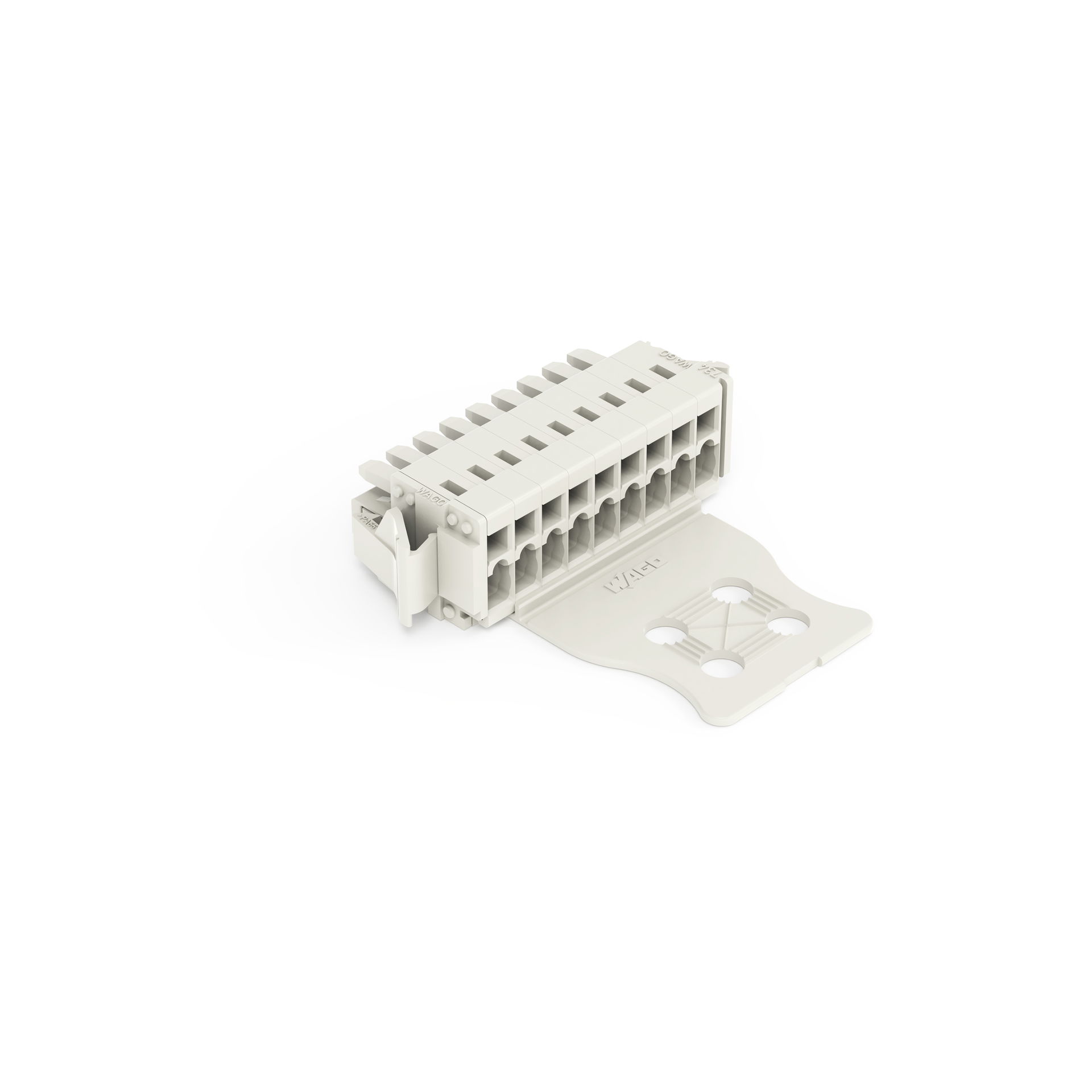 1-conductor female connector CAGE CLAMP® 1.5 mm² light gray
