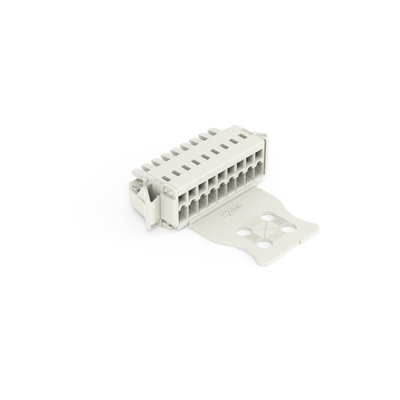 1-conductor female connector CAGE CLAMP® 1.5 mm² light gray