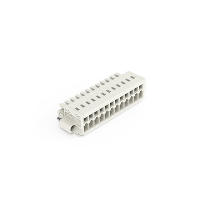 1-conductor female connector CAGE CLAMP® 1.5 mm² light gray