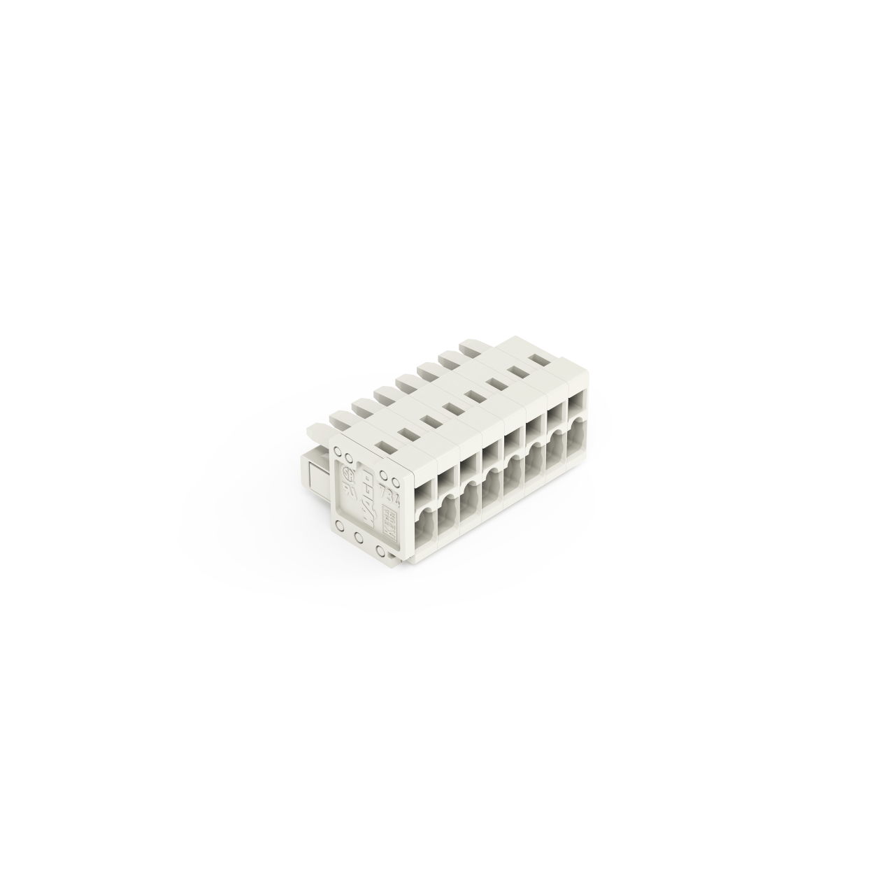 1-conductor female connector CAGE CLAMP® 1.5 mm² light gray