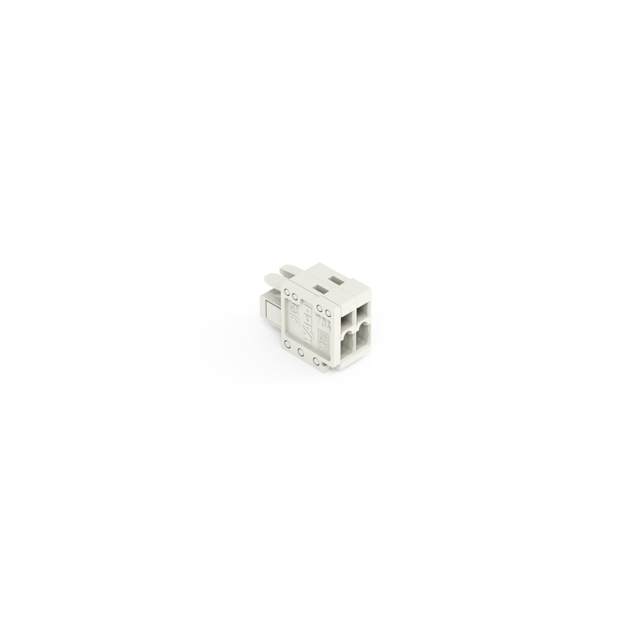 1-conductor female connector CAGE CLAMP® 1.5 mm² light gray