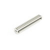 THT male header 1.0 x 1.0 mm solder pin angled light gray