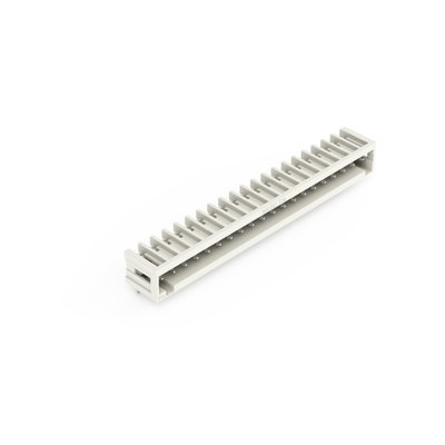THT male header 1.0 x 1.0 mm solder pin angled light gray