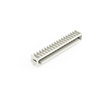 THT male header 1.0 x 1.0 mm solder pin angled light gray