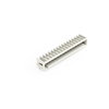 THT male header 1.0 x 1.0 mm solder pin angled light gray
