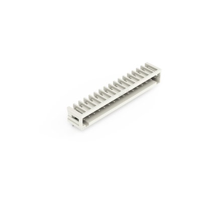 THT male header 1.0 x 1.0 mm solder pin angled light gray