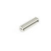 THT male header 1.0 x 1.0 mm solder pin angled light gray