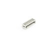 THT male header 1.0 x 1.0 mm solder pin angled light gray
