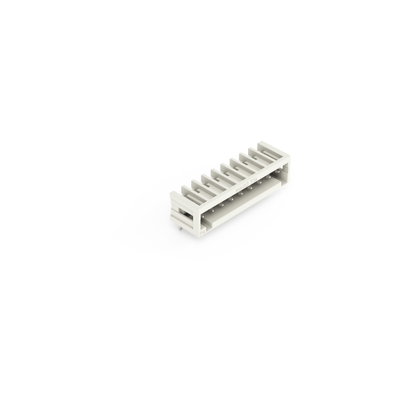 THT male header 1.0 x 1.0 mm solder pin angled light gray
