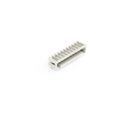 THT male header 1.0 x 1.0 mm solder pin angled light gray