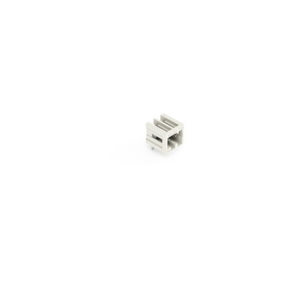 THT male header 1.0 x 1.0 mm solder pin angled light gray