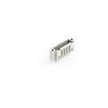 THT male header 1.0 x 1.0 mm solder pin straight light gray