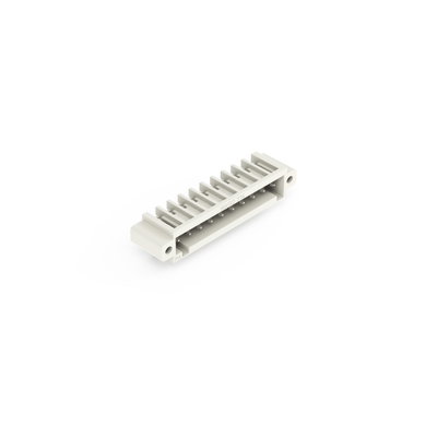 THT male header 1.0 x 1.0 mm solder pin angled light gray