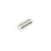 THT male header 1.0 x 1.0 mm solder pin angled light gray