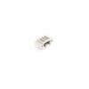 THT male header 1.0 x 1.0 mm solder pin angled light gray
