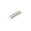 THT male header 1.0 x 1.0 mm solder pin angled light gray