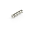 THT male header 1.0 x 1.0 mm solder pin straight light gray
