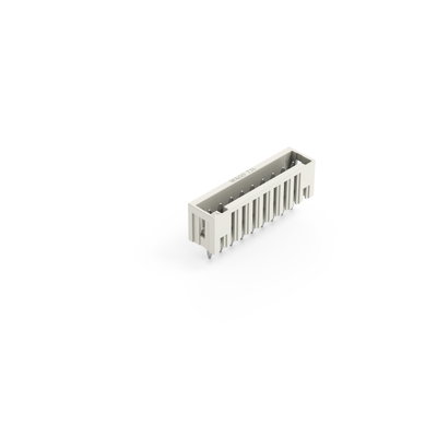 THT male header 1.0 x 1.0 mm solder pin straight light gray