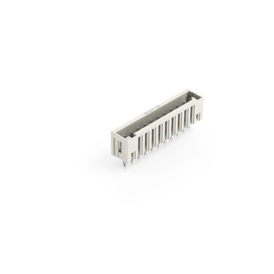 THT male header 1.0 x 1.0 mm solder pin straight light gray