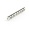 THT male header 1.0 x 1.0 mm solder pin straight light gray