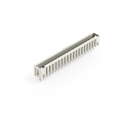 THT male header 1.0 x 1.0 mm solder pin straight light gray