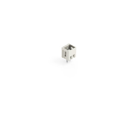 THT male header 1.0 x 1.0 mm solder pin straight light gray