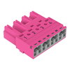 Plug 4-pole Cod. B pink