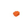 1-conductor female connector CAGE CLAMP® 1.5 mm² orange