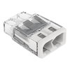 PUSH WIRE® splicing connector for solid and stranded conductors max. 4 mm² transparent