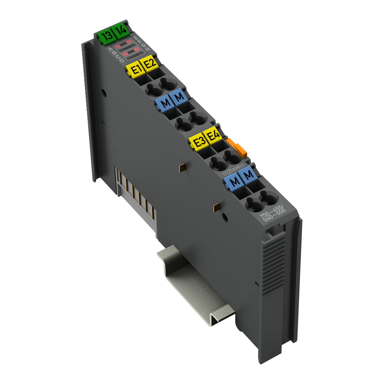 4-channel analog input 4 … 20 mA Single-ended dark gray