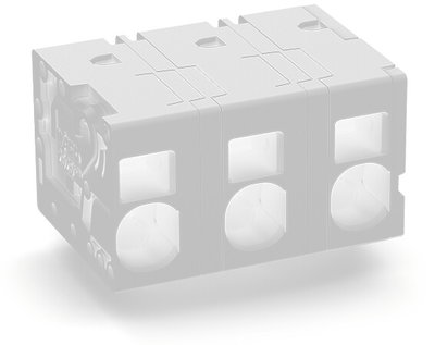 PCB terminal block 6 mm² Pin spacing 12.5 mm gray