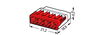PUSH WIRE® splicing connector for solid and stranded conductors max. 4 mm² transparent