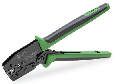 Crimping tool 25 for insulated and uninsulated ferrules Crimping range: 10 mm², 16 mm² and 25 mm² green/black