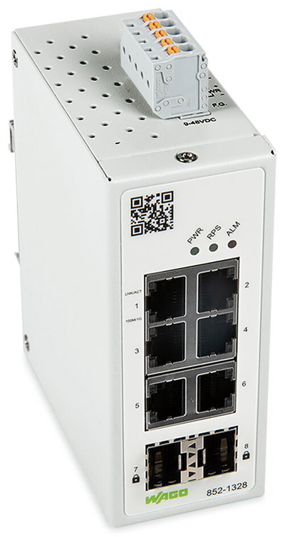Industrial Managed Switch 6-Port 1000BASE-T 2-Slot 1000BASE-SX/LX