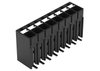 SMD PCB terminal block push-button 1.5 mm² black