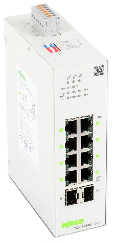 Lean Managed Switch 8 Ports 1000Base-T 2-Slot 1000BASE-SX/LX