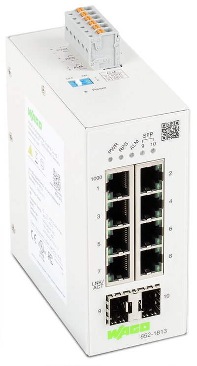 Lean Managed Switch 8 Ports 1000Base-T 2-Slot 1000BASE-SX/LX