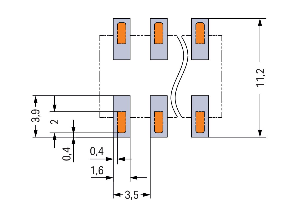 SMD PCB terminal block push-button 1.5 mm² black – Image 3 of 4