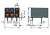 THR PCB terminal block push-button 1.5 mm² black