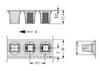 SMD PCB terminal block push-button 1.5 mm² black