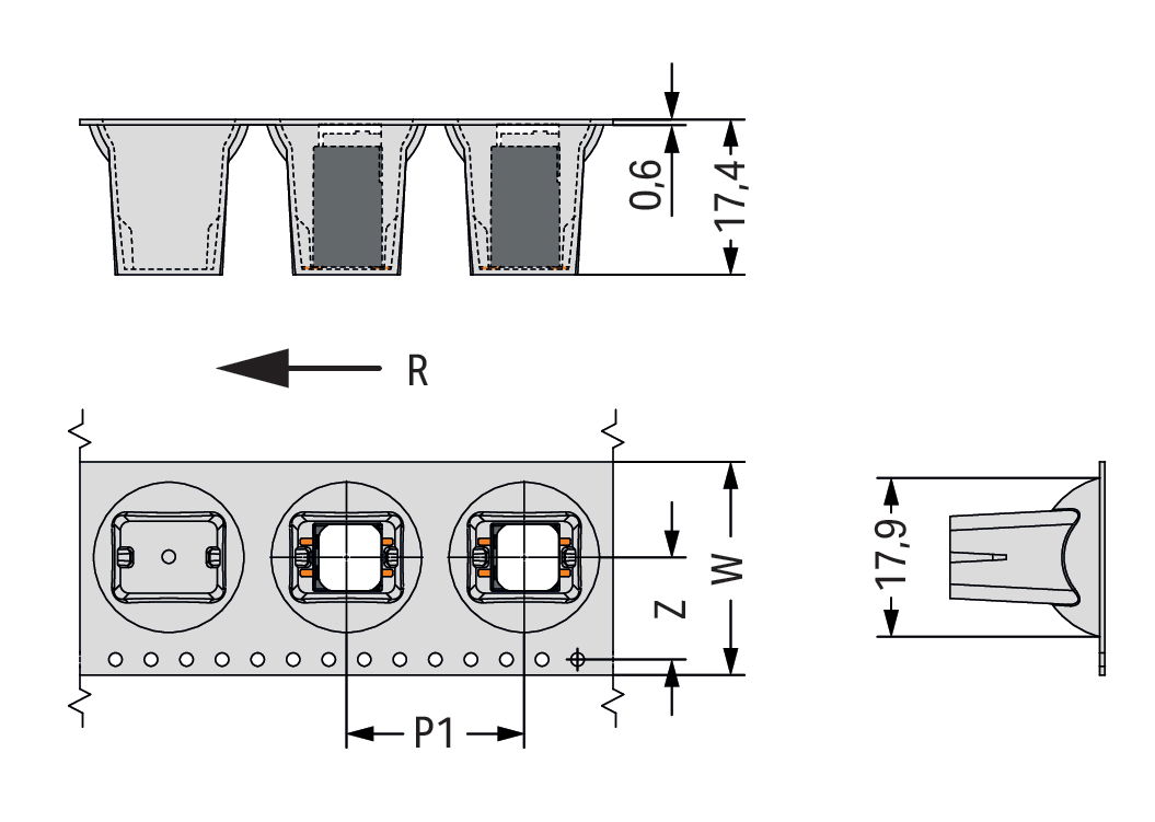 SMD PCB terminal block push-button 1.5 mm² black – Image 4 of 4