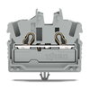 2-conductor miniature through terminal block with operating slots 2.5 mm² gray