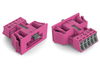 Snap-in plug 5-pole Cod. B pink
