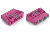 Snap-in plug 5-pole Cod. B pink
