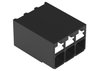 SMD PCB terminal block push-button 1.5 mm² black