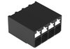SMD PCB terminal block push-button 1.5 mm² black