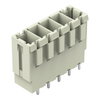 THT male header 1.0 x 1.2 mm solder pin straight light gray